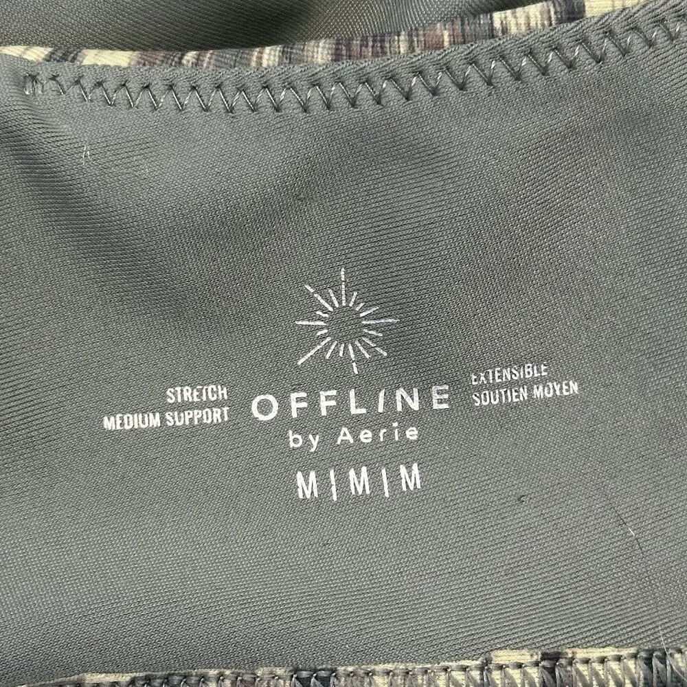 Aerie OFFLINE By Aerie Sports Bra Medium‎ Wire-free Stretch Cutout Lot of 2